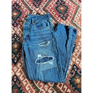 American Eagle - Loose Fit Patched Jean